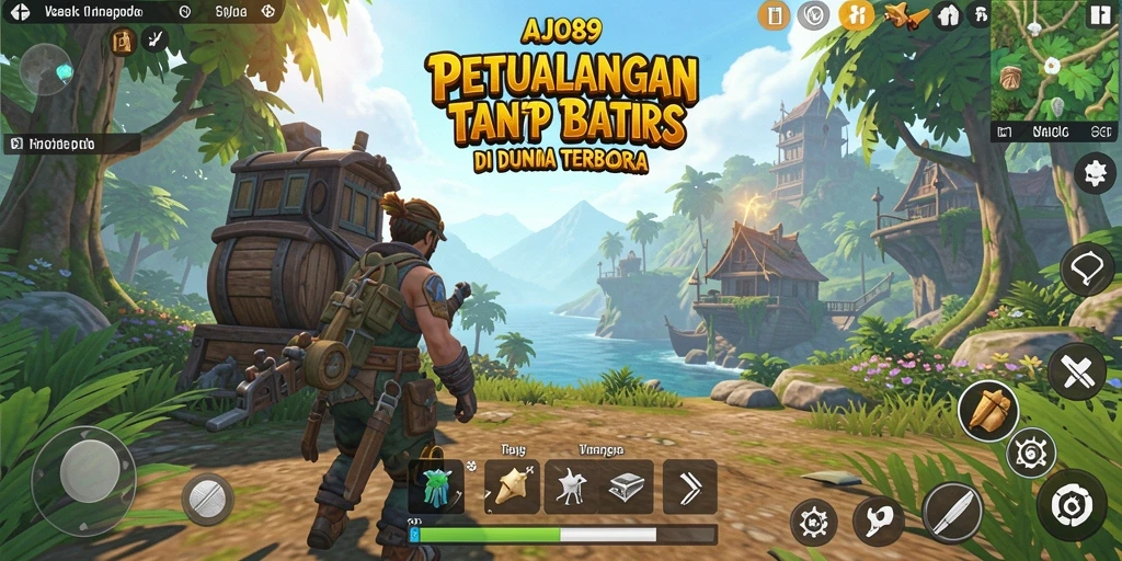 Tampilan menakjubkan dari gameplay dunia terbuka AJO89.