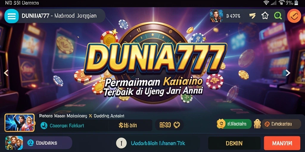 Tampilan menarik dari gameplay DUNIA777 yang seru.