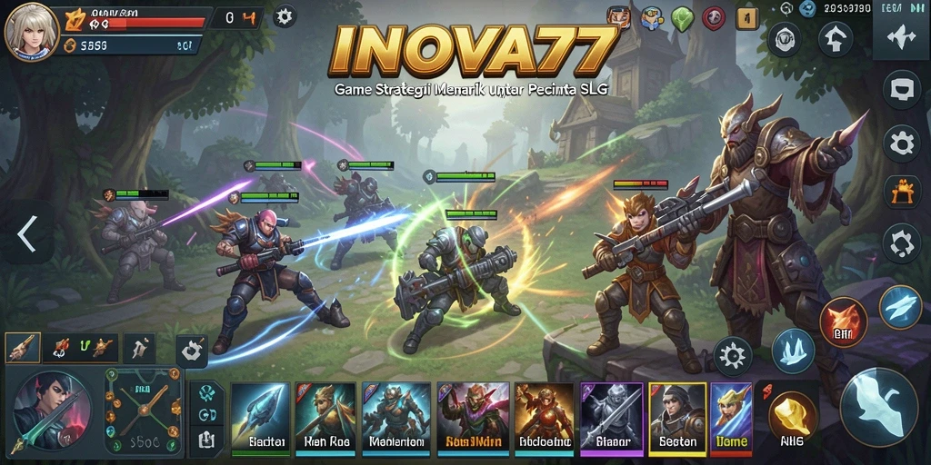Gameplay yang mendebarkan dan grafis menarik di INOVA77.