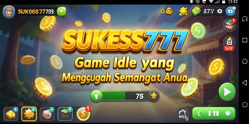 Tampilan gameplay SUKSES777 yang menarik dan interaktif.